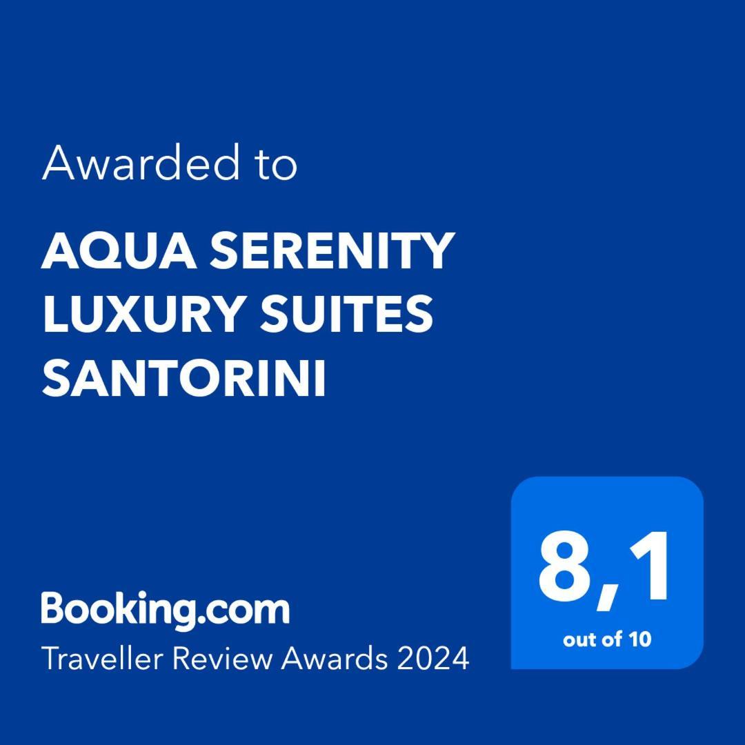 Aqua Serenity Luxury Suites Santorini Foinikiá 외부 사진